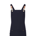Navy - Back - Premier Cross Back Bib Apron