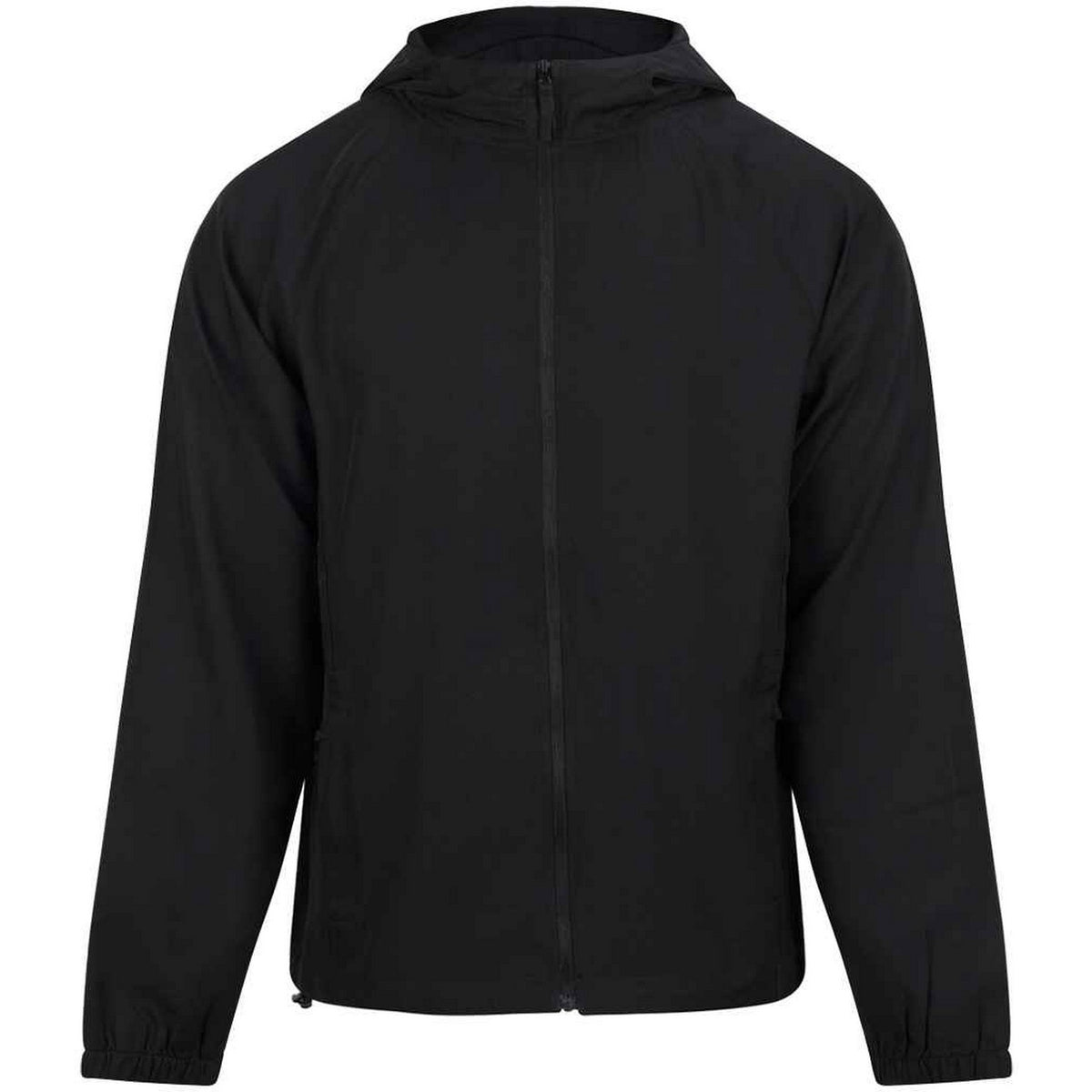 Black - Front - Just Cool Mens AWDis Track Jacket