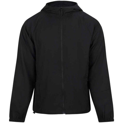 Black - Front - Just Cool Mens AWDis Track Jacket
