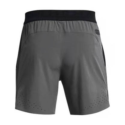 Castle Rock-Grey-Black - Back - Under Armour Mens Logo Shorts