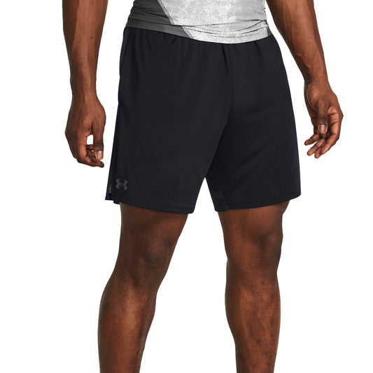 Black - Front - Under Armour Mens Logo Shorts