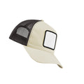 Stone-Shadow Grey - Back - Beechfield Appliqué 5 Panel Trucker Cap