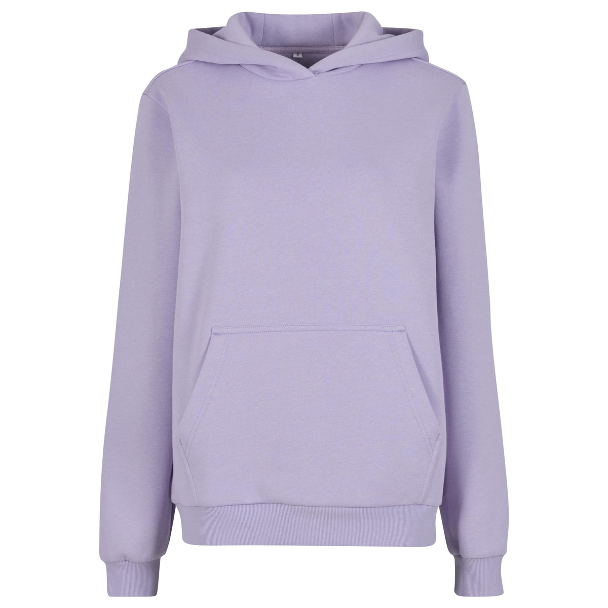 Lilac - Front - Build Your Brand Womens-Ladies Fluffy Hoodie