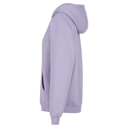Lilac - Side - Build Your Brand Womens-Ladies Fluffy Hoodie