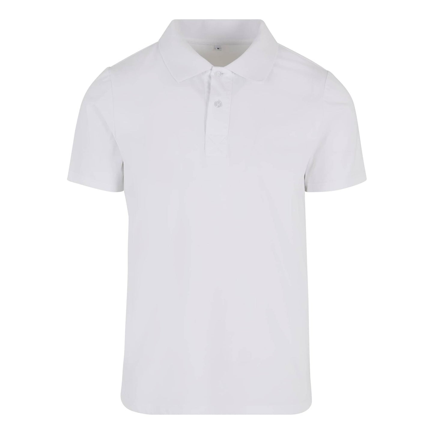White - Front - Build Your Brand Mens Sorona Polo Shirt