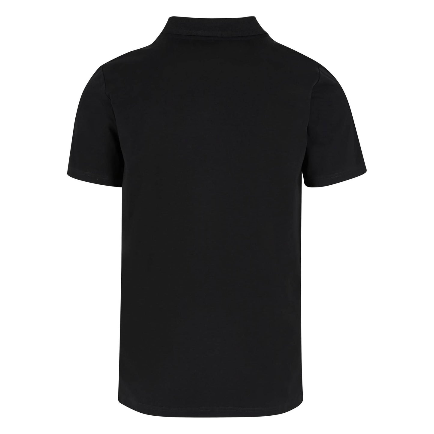 Black - Back - Build Your Brand Mens Sorona Polo Shirt