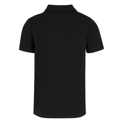 Black - Back - Build Your Brand Mens Sorona Polo Shirt