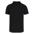 Black - Back - Build Your Brand Mens Sorona Polo Shirt