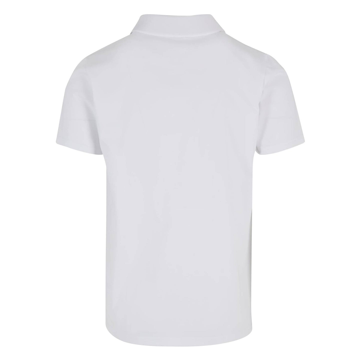 White - Back - Build Your Brand Mens Sorona Polo Shirt