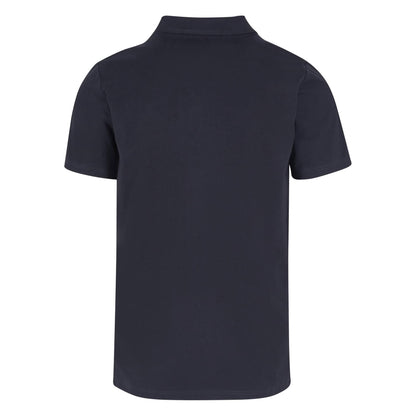 Navy - Back - Build Your Brand Mens Sorona Polo Shirt