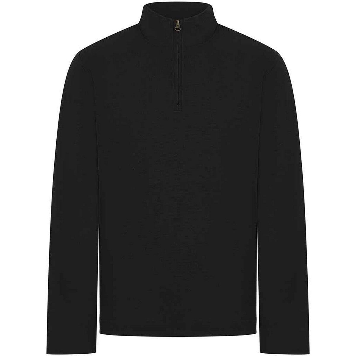 Black - Front - Front Row Mens Pique Top