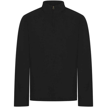Black - Front - Front Row Mens Pique Top