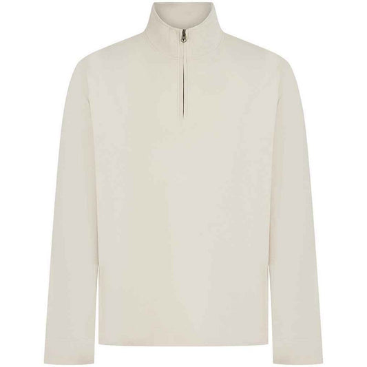 Natural - Front - Front Row Mens Pique Top