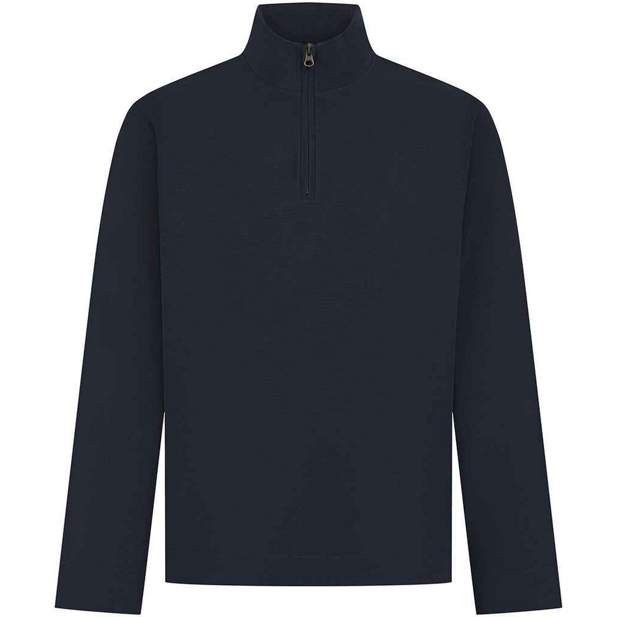 Navy - Front - Front Row Mens Pique Top