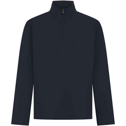 Navy - Front - Front Row Mens Pique Top