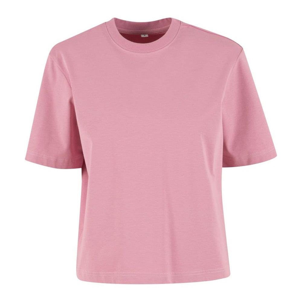 Dusty Pink - Front - Build Your Brand Womens-Ladies Sorona Loose T-Shirt