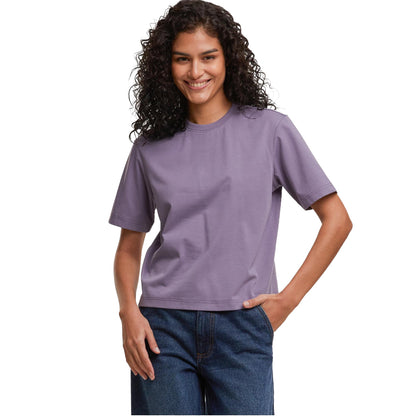 Dusty Purple - Side - Build Your Brand Womens-Ladies Sorona Loose T-Shirt