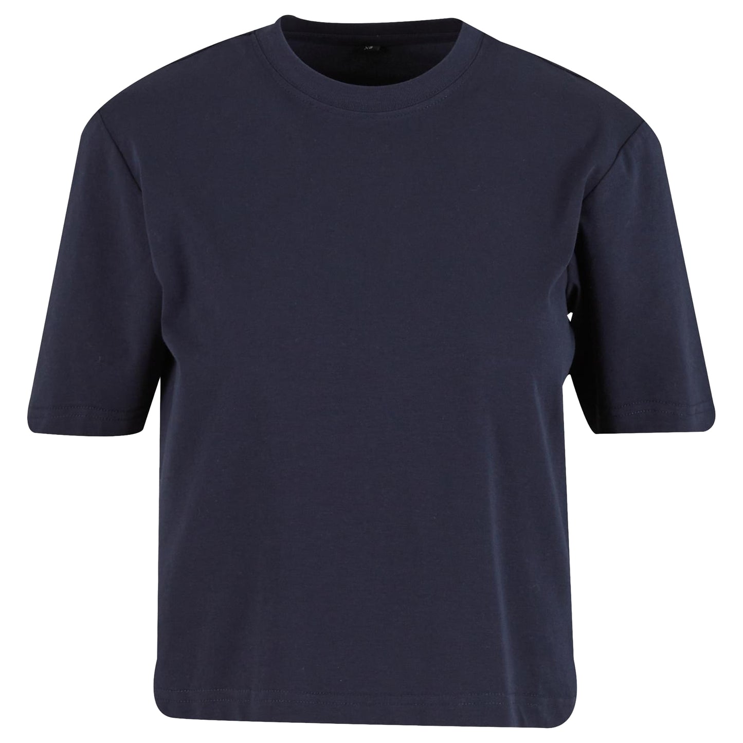 Navy - Front - Build Your Brand Womens-Ladies Sorona Loose T-Shirt