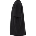 Black - Side - Build Your Brand Unisex Adult Cotton Loose T-Shirt