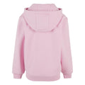 Soft Pink - Back - Build Your Brand Childrens-Kids Fluffy Hoodie