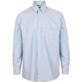 Light Blue - Front - Henbury Mens Cotton Feel CoolPlus Shirt