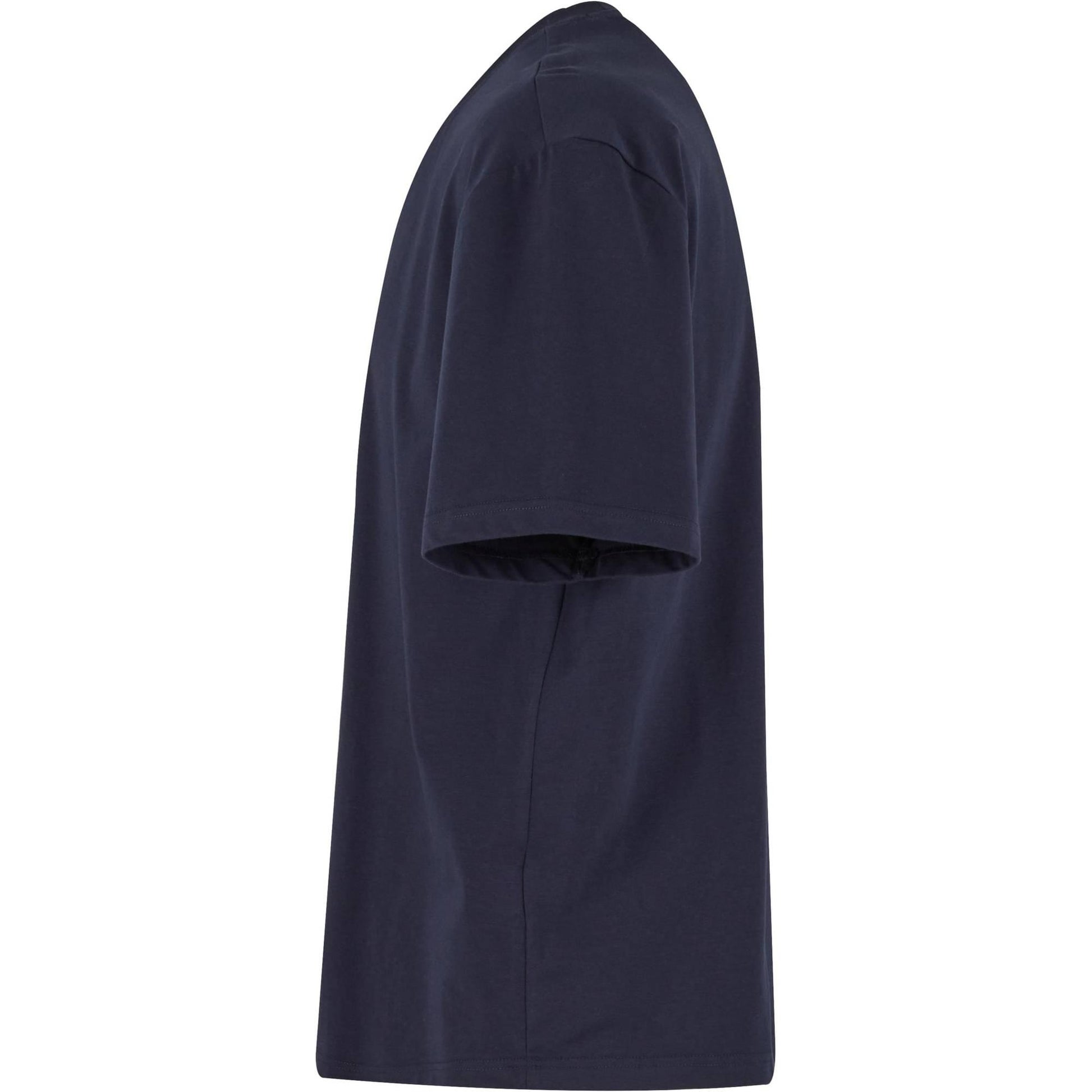 Navy - Side - Build Your Brand Mens Sorona Loose Fit T-Shirt