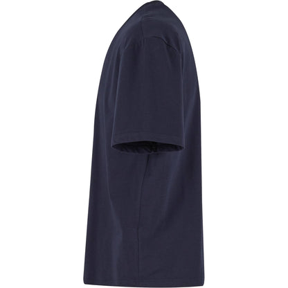 Navy - Side - Build Your Brand Mens Sorona Loose Fit T-Shirt