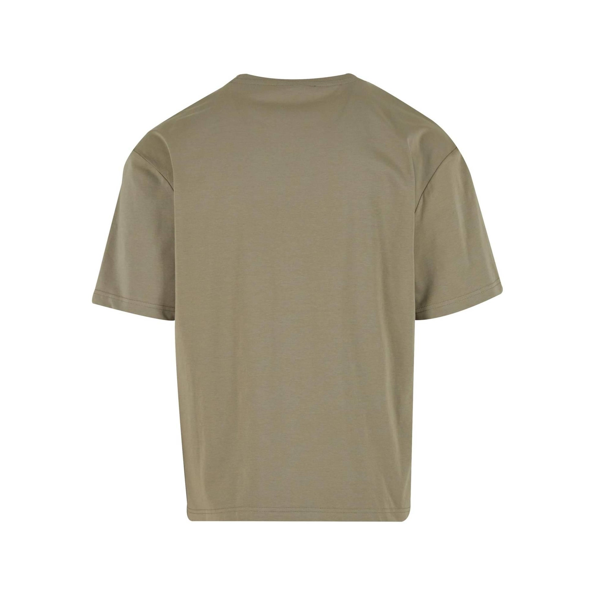 Pale Olive - Back - Build Your Brand Mens Sorona Loose Fit T-Shirt