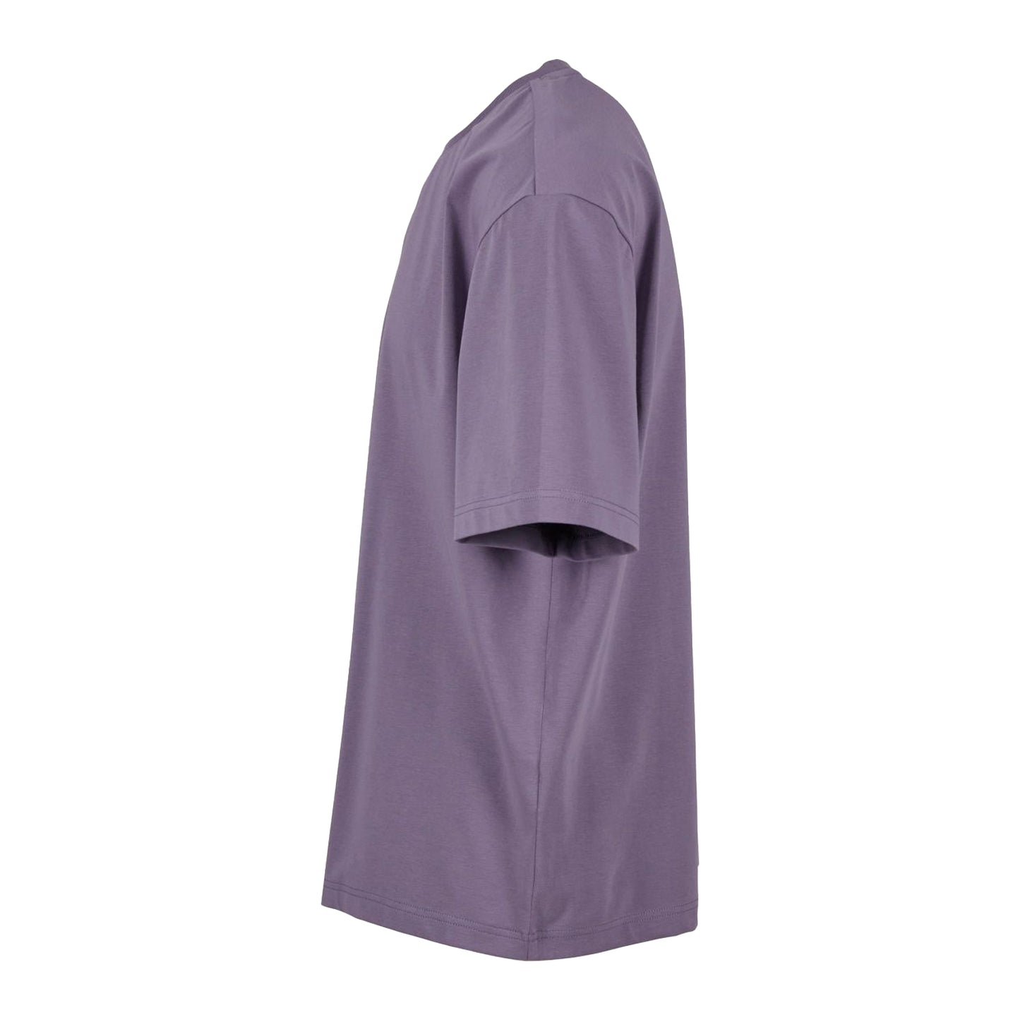 Dusty Purple - Side - Build Your Brand Mens Sorona Loose Fit T-Shirt
