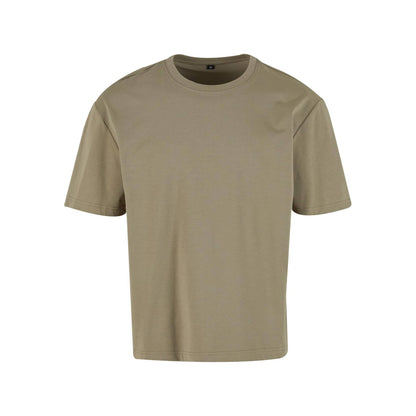 Pale Olive - Front - Build Your Brand Mens Sorona Loose Fit T-Shirt