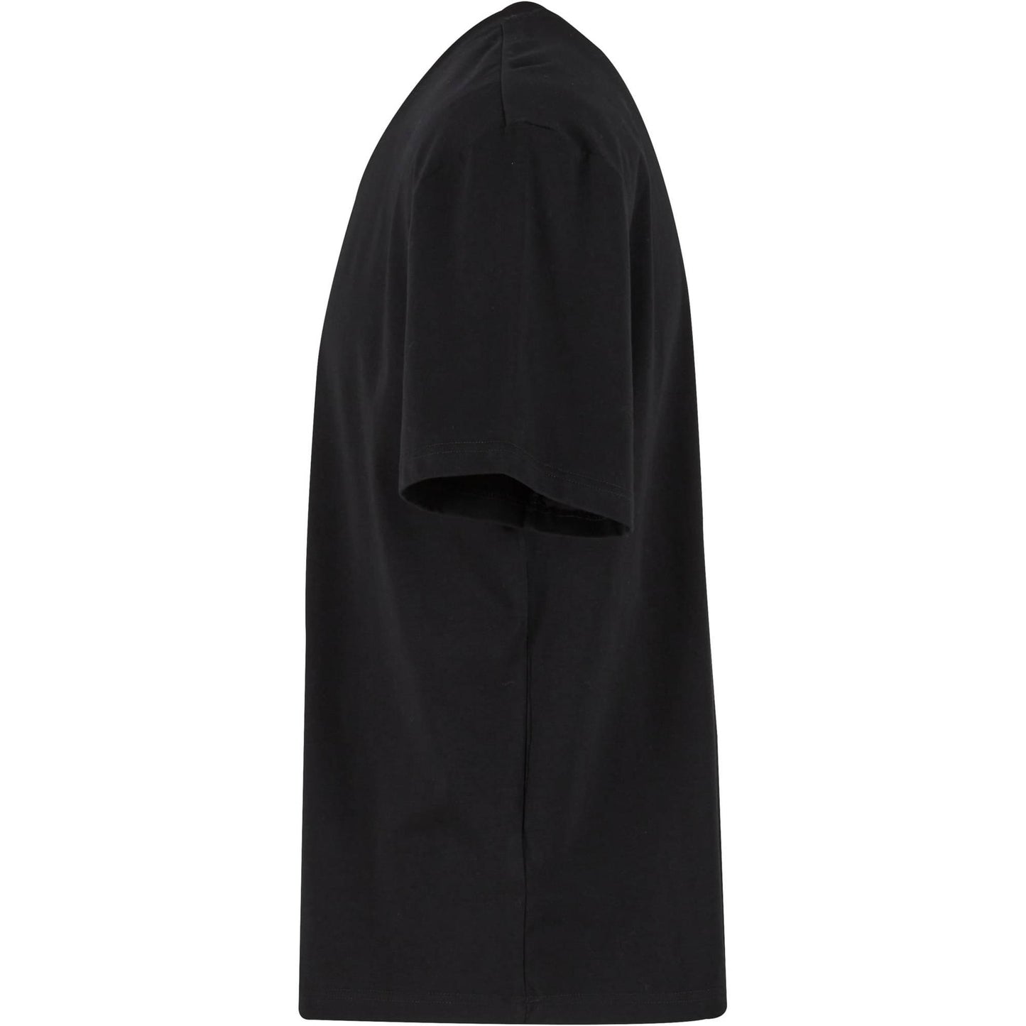 Black - Side - Build Your Brand Mens Sorona Loose Fit T-Shirt