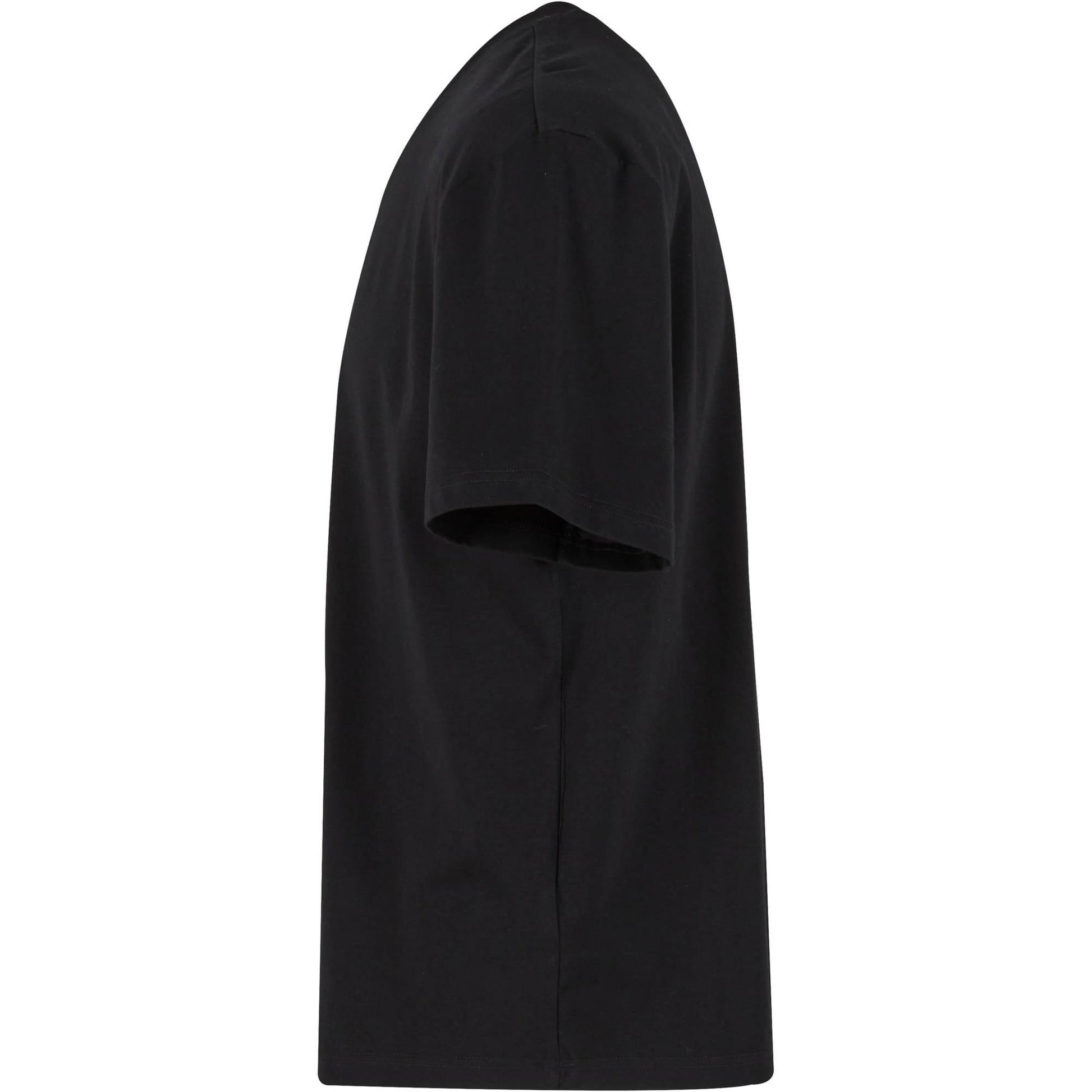 Black - Side - Build Your Brand Mens Sorona Loose Fit T-Shirt