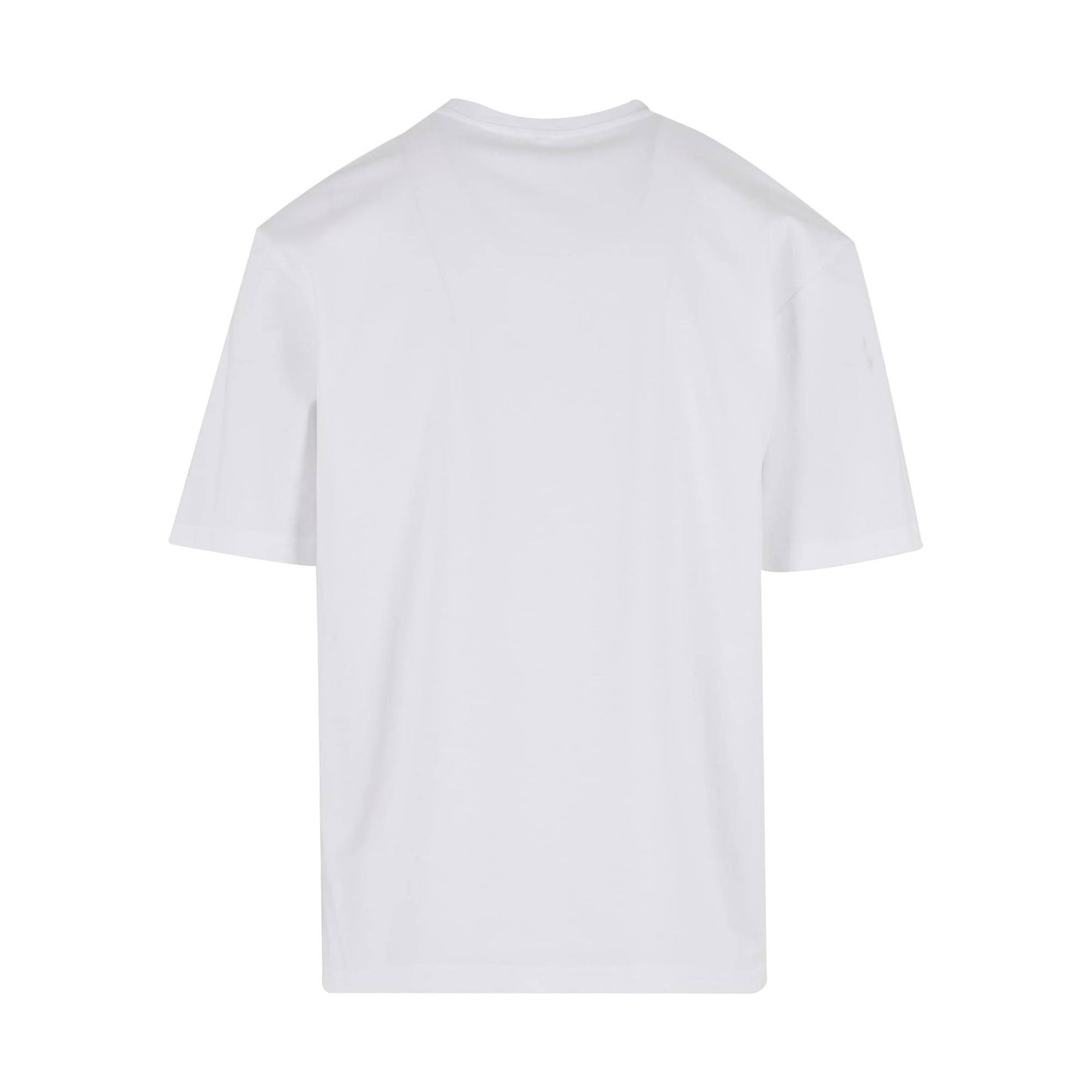 White - Back - Build Your Brand Mens Sorona Loose Fit T-Shirt