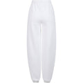 White - Back - Build Your Brand Womens-Ladies Fluffy Sweatpants