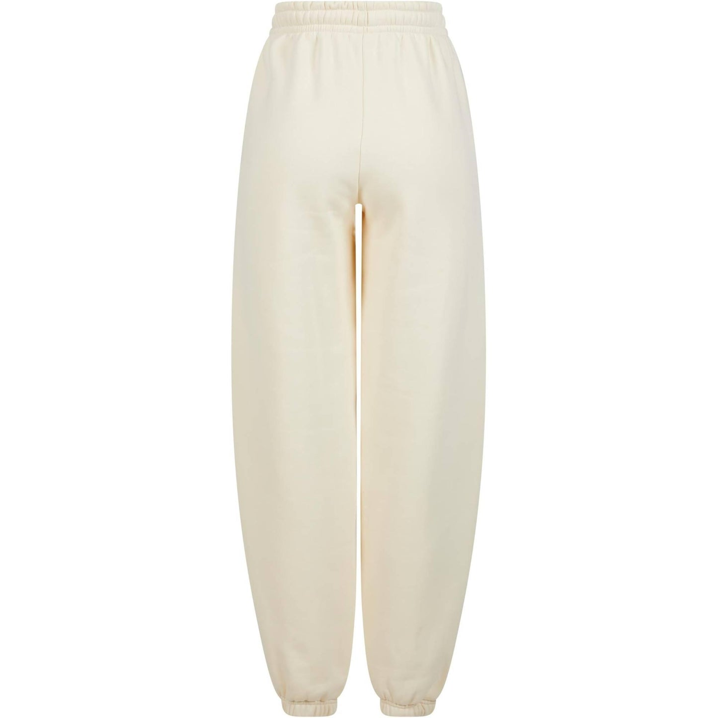 White Sand - Back - Build Your Brand Womens-Ladies Fluffy Sweatpants