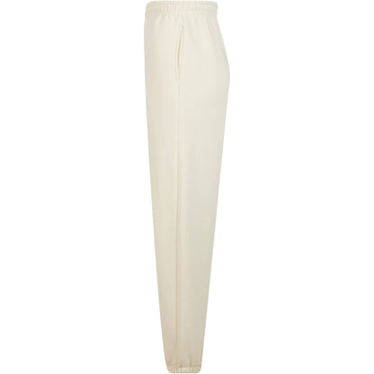 White Sand - Side - Build Your Brand Womens-Ladies Fluffy Sweatpants