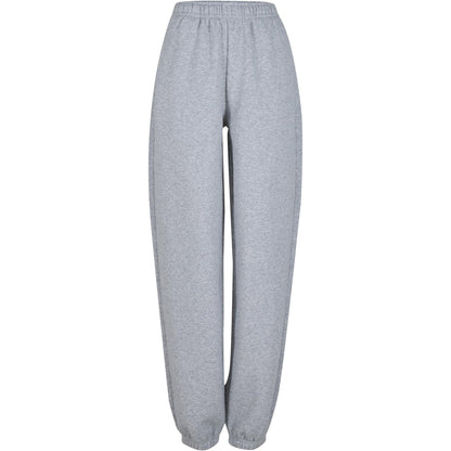 Heather Grey - Front - Build Your Brand Womens-Ladies Fluffy Sweatpants
