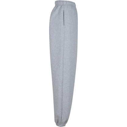 Heather Grey - Lifestyle - Build Your Brand Womens-Ladies Fluffy Sweatpants