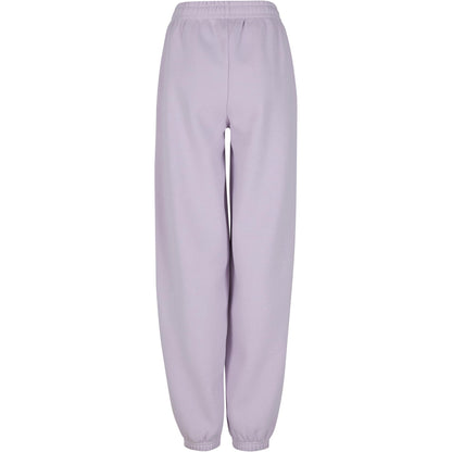 Lilac - Back - Build Your Brand Womens-Ladies Fluffy Sweatpants