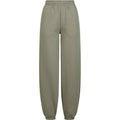 Pale Olive - Front - Build Your Brand Womens-Ladies Fluffy Sweatpants