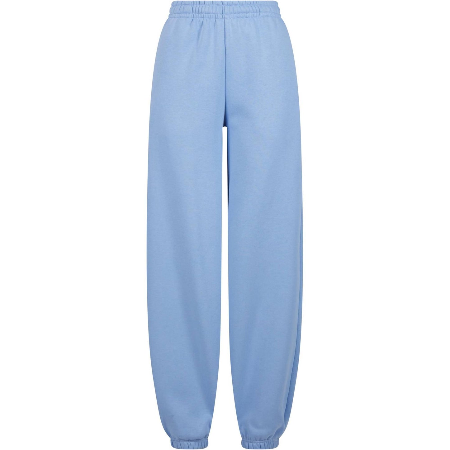 Powder Blue - Front - Build Your Brand Womens-Ladies Fluffy Sweatpants