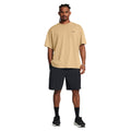 Black - Side - Under Armour Mens Vibe Cargo Shorts