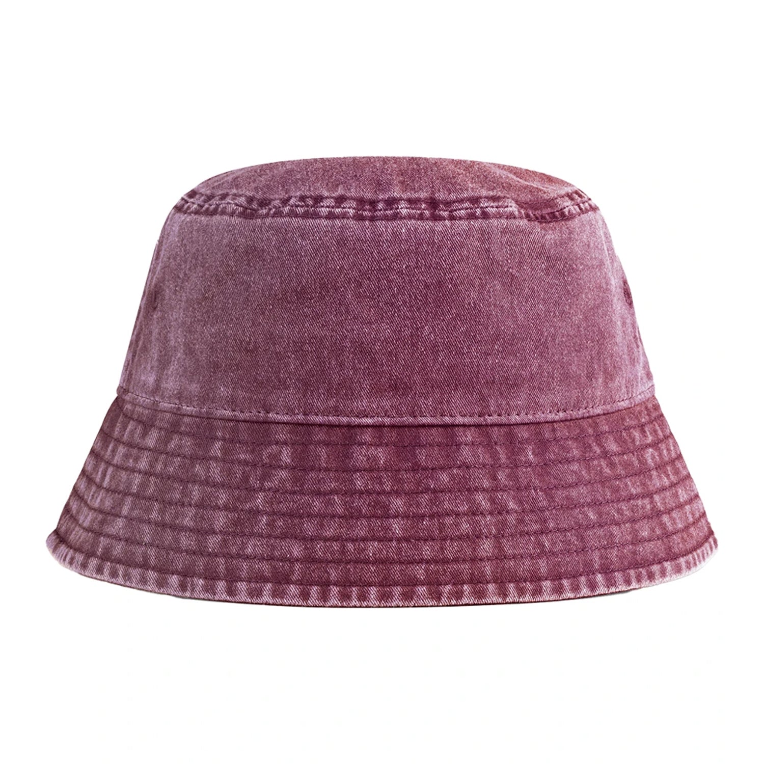 Vintage Red - Back - Beechfield Unisex Adult Vintage Bucket Hat