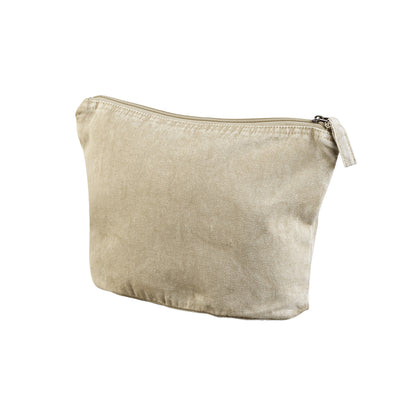 Vintage Sand - Back - Westford Mill Garment Dyed Accessory Bag