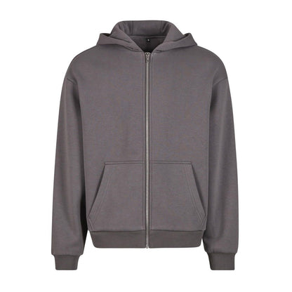Magnet - Front - Build Your Brand Unisex Adult Fluffy Full Zip Hoodie
