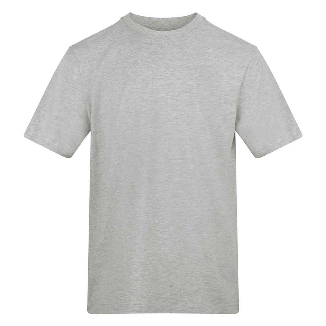 Heather Grey - Front - Awdis Unisex Adult Crew Neck T-Shirt