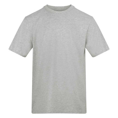 Heather Grey - Front - Awdis Unisex Adult Crew Neck T-Shirt