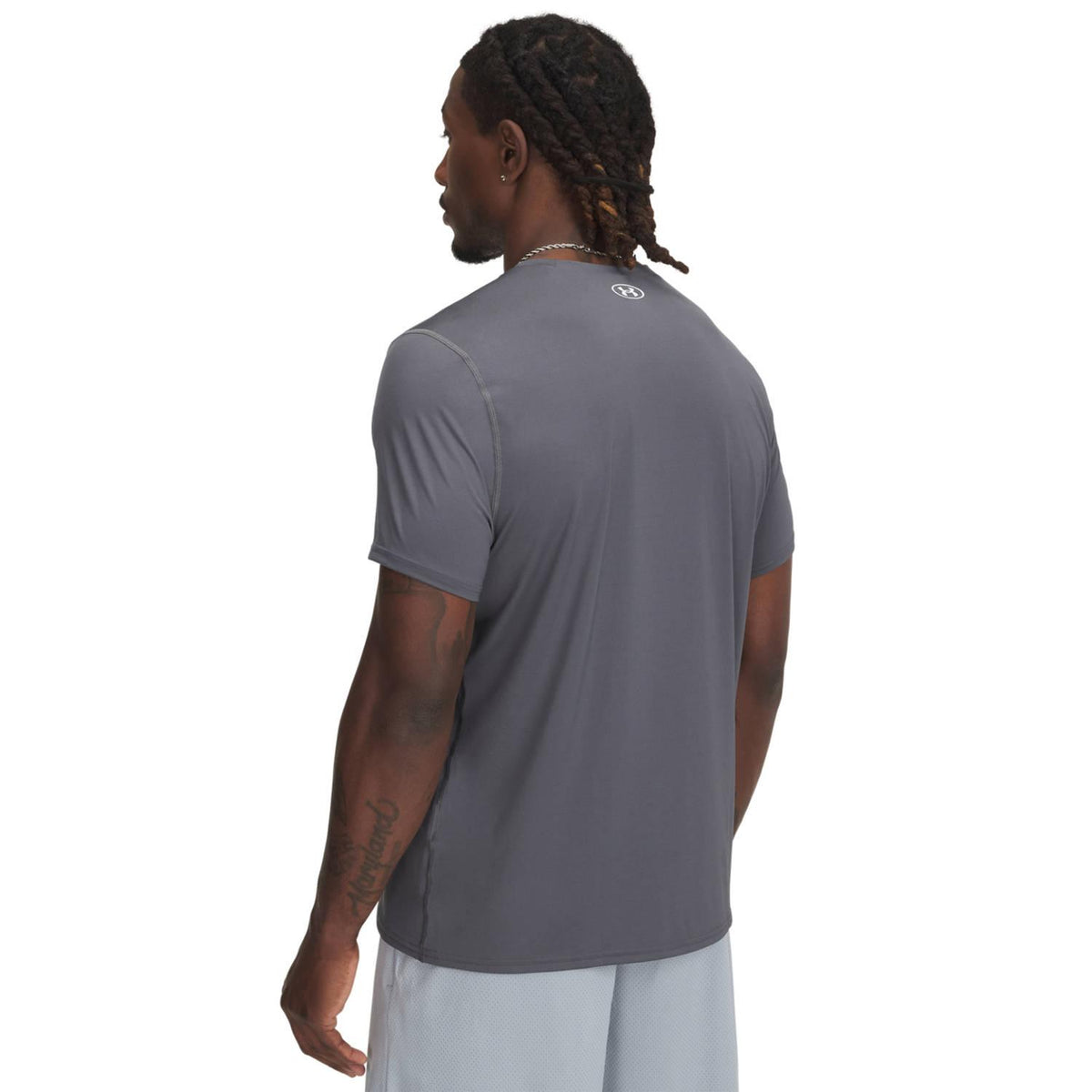 Castle Rock Grey - Back - Under Armour Unisex Adult HeatGear T-Shirt