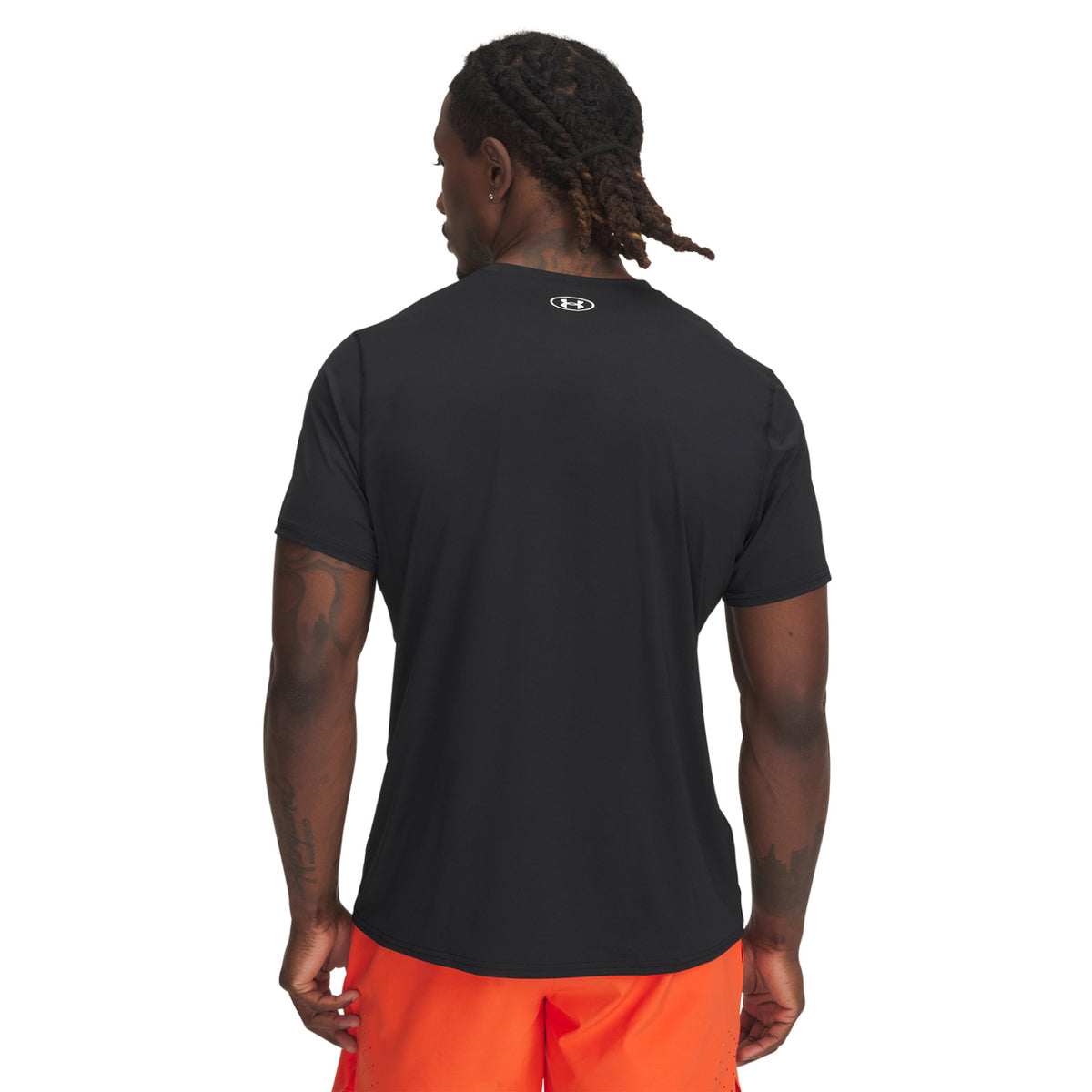 Black - Side - Under Armour Unisex Adult HeatGear T-Shirt