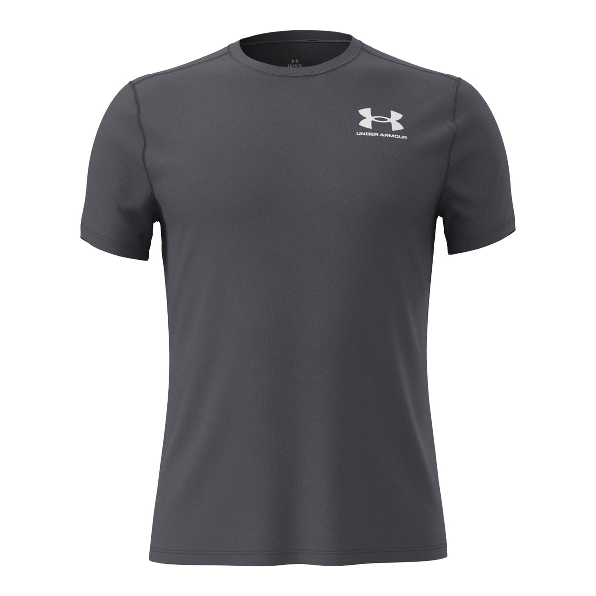 Castle Rock Grey - Front - Under Armour Unisex Adult HeatGear T-Shirt